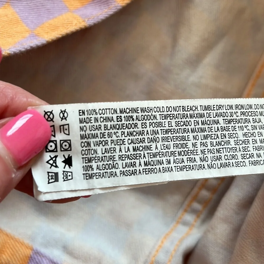 Forever 21 Checkered Jean Jacket - Picture 9 of 10